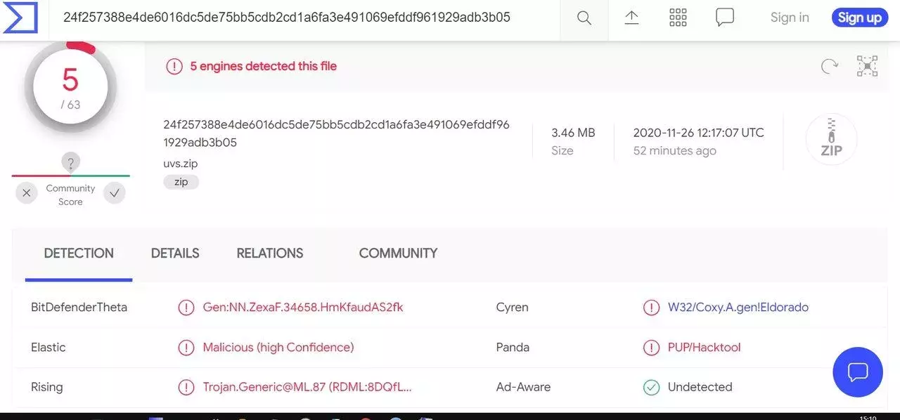 VirusTotal - Google Chrome.webp